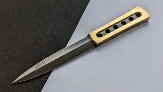 Knife Making - Letter Opener from piece of Scrap Metal