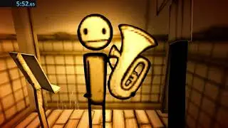 Bendy And The Ink Machine Speedrun (Chapter 2, TheMeatly%)
