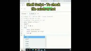 Shell Script to Check File Exists or Not in Linux | Bash Script 