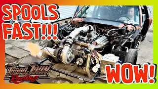 Turbo Spooling Very Fast / This turbocharged SBC gonna be a beast!