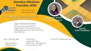 Apostle Dr  Shirley Beckwith Mangum Interview Apostle Fidel Donaldson Mission Trip Broadcast Part 1.