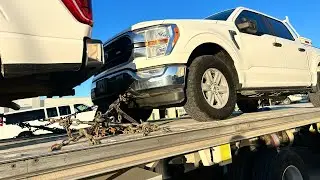 Работа в США упала , простой в Техасе за 500$, ворую груз у автовоза , Дальнобой  в Америке 