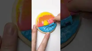 How could I have made this sunset better 🤔 #cookies