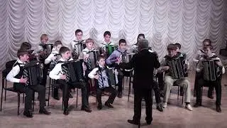 70-летию Детской школы искусств посвящается... Образцовый оркестр баянистов "Променад" - 2023 г.