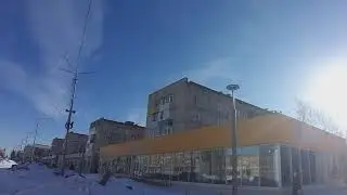 Совгавань, прогулка по ул.Советская и Пл.Победы,30.01.23г.