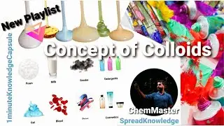 True solution, suspension and colliods| Differences|explained in 1 minute|ChemMaster|