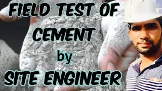 #29 Field Test Of Cement by Site Engineer or Quality Engineer At Site (Hindi, English,Urdu)