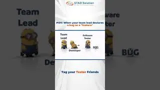😁 When your Team Lead declares a Bug as a Feature😆 | Software Testing | STAD Solution