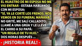 Oí al hijastro de mi esposa decir: 