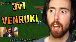 Asmongold Reacts to Venruki's LEGENDARY 3v1 PvP Clip