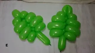 Leaves and Clover Leaf Balloons