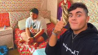 Wrapping paper prank on my brother!
