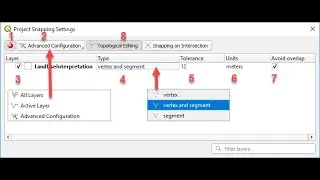 How to set the QGIS snapping options in QGIS 3