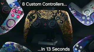 8 Custom PS5 Controllers In 13 Seconds