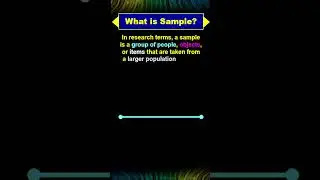 What Is Sample in Research? | 