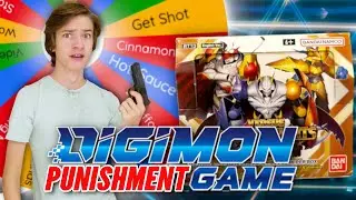 Opening Digimon Cards with PUNISHMENTS!