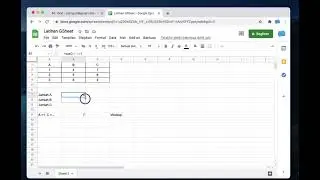 Spreadsheet Google, Gsheet, dasar spreatsheet google