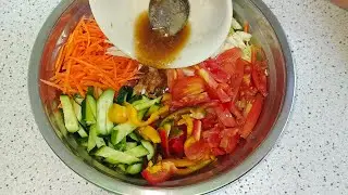 ВКУСНЫЙ САЛАТ 30 МИНУТ ГОТОВИТЬ .   Салат рецепт