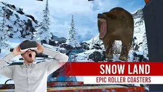Epic Roller Coaster | Snow Land [ VR Gameplay ]
