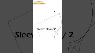 Simplest Way of Raglan Sleeve Pattern Making Without Sleeve Pattern #shorts