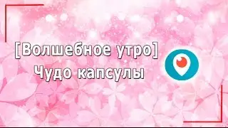 Волшебное утро и Чудо капсулы