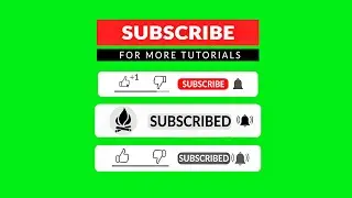 Top 5 Green Screen Subscribe Animated Button || No copyrights ||