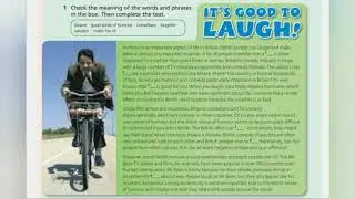 English Plus 9. Ex 1 p 17 CLIL Media studies: The British sense of humour.