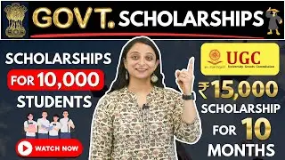 💸Government of India Scholarship! 💥UGC Scholarship for PG Students 