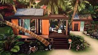I've built a COLORFUL CONTAINER with the NEW Sims KITS!!! | The Sims 4 Speed Build | CC free