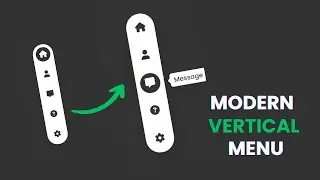 Vertical Menu Design Using HTML CSS JavaScript | Coding Spirit