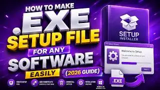 How To Create Software Setup Files To Convert Single .EXE File