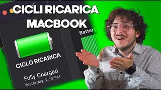 Come vedere TUTTI I CICLI DI RICARICA della BATTERIA di QUALSIASI MACBOOK