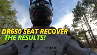 DR650 Seat Recover Mod Follow Up
