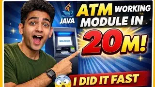 ATM working Module In Java| Java project for Beginners