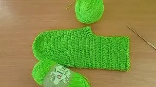 Подробно показываю,как связать хлопковые следки крючком💥