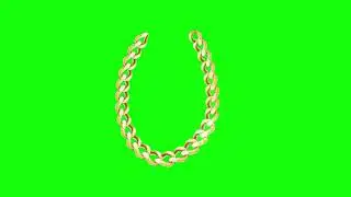 GOLDEN CHAIN ANIMATED NO COPYRIGHT GREEN SCREEN