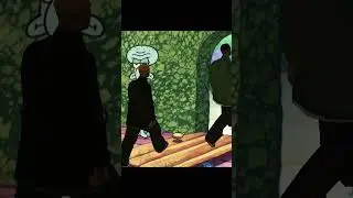 Squidward kicking out the entire Grove Street Gang
