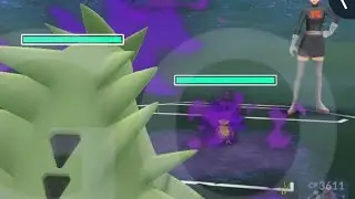 Shadow Tyranitar lvl 50 destroying flying grunt #pokemongogaming #pokemongo #pokemon