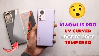 Best (UV CURVED) Tempered Glass for Xiaomi 12 Pro | Xiaomi 12 Pro Cover