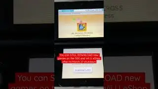 You can still download new games on The Nintendo 3DS eShop! 
