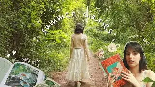 summer diaries ☀️🌻paseitos por el bosque, summer TBR, reset routine