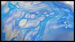 Beginner Cloud Pour Paint Mixing on Tiles