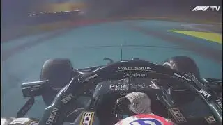 Sebastian Vettel Doing Donuts after the Race