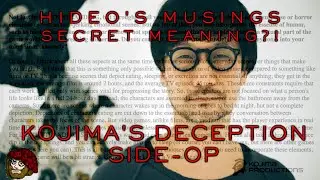 Analyzing Hideo's Musings (Interview Tweet Series)