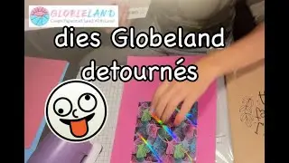 Partenariat Globeland➡️ Tuto carte shaker  papier Action je réitère 😁 shakermania psychédélique 😵‍💫😂