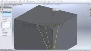 SolidWorks Köşeden Pah