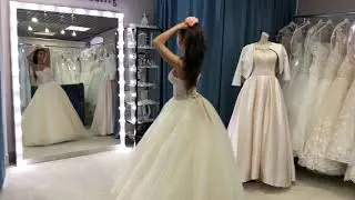 Красивое пышное свадебное платье
