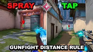 Shoot using the Gunfight Distance Rule in Valorant…No BS