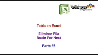 Tutorial Tablas en Excel VBA Parte # 8
