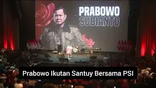 Prabowo Berubah Sikap Saat Memberikan Sambutan Pada Deklarasi Dukungan PSI